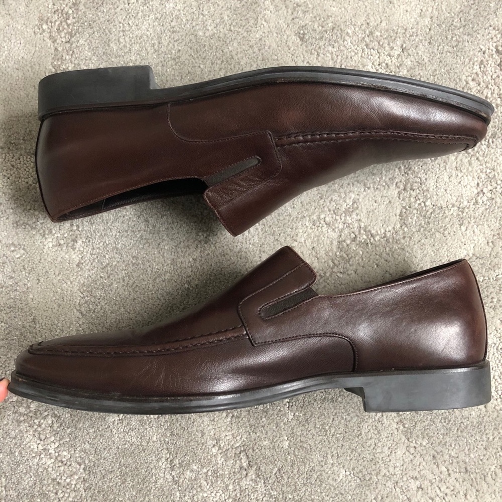 Bruno Magli Men's Leather Raging Slip On Loafers - Picture 5 of 10